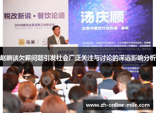 赵鹏谈欠薪问题引发社会广泛关注与讨论的深远影响分析 赵鹏谈欠薪问题引发社会广泛关注与讨论的深远影响分析